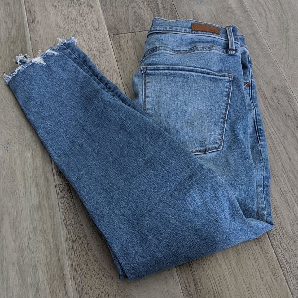 A&F Ultra High Rise Super Skinny Ankle Jeans